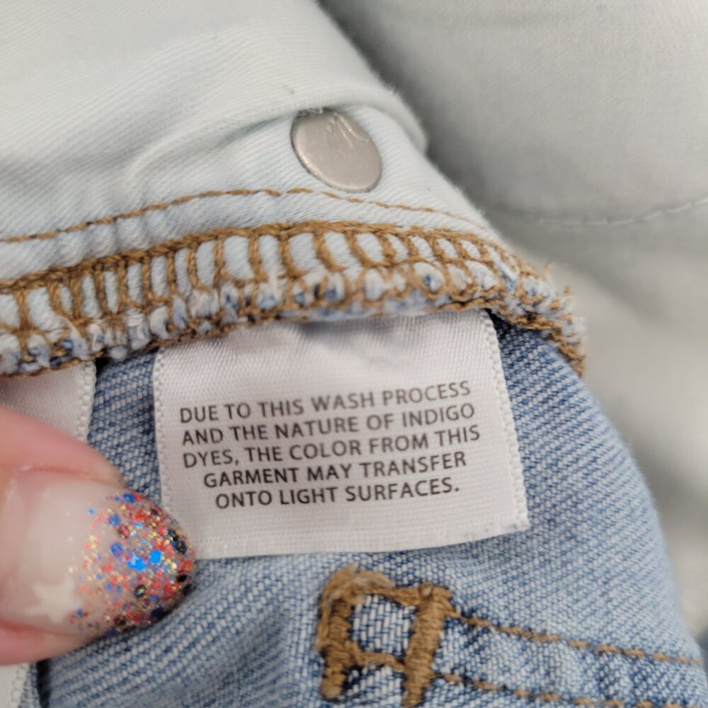 Madewell Cali-Demi Boot Cut Light Wash Button-Fly High Rise Jeans sz 27 - Picture 6 of 8